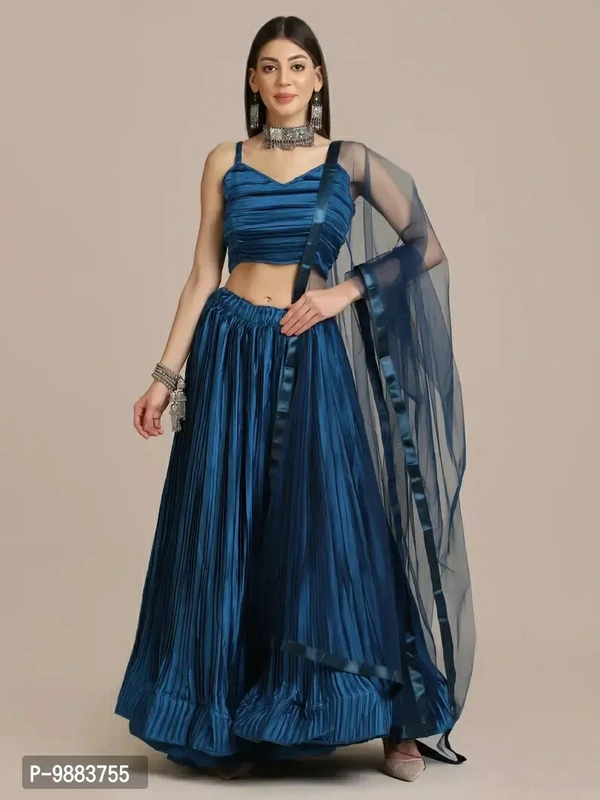 Women  Satin Silk Semi Stitched Lehenga Choli Fabric:  Satin Silk Type:  Semi StitchedWaist: 32.0 - 40.0 (in inches)Bust: 32.0 - 40.0 (in inches)Within 6-8 business days However, to find out an actual date of delivery, please enter your pin code.null - Purple
