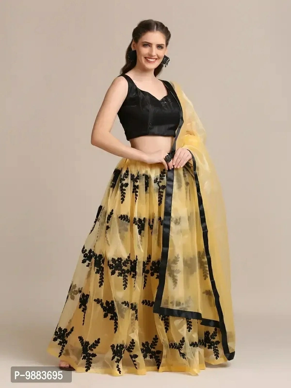 Women  Net Semi Stitched Lehenga Choli Fabric:  Net Type:  Semi StitchedWaist: 32.0 - 40.0 (in inches)Bust: 32.0 - 40.0 (in inches)Within 6-8 business days However, to find out an actual date of delivery, please enter your pin code.