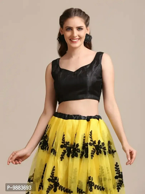 Women  Net Semi Stitched Lehenga Choli Fabric:  Net Type:  Semi StitchedWaist: 32.0 - 40.0 (in inches)Bust: 32.0 - 40.0 (in inches)Within 6-8 business days However, to find out an actual date of delivery, please enter your pin code.