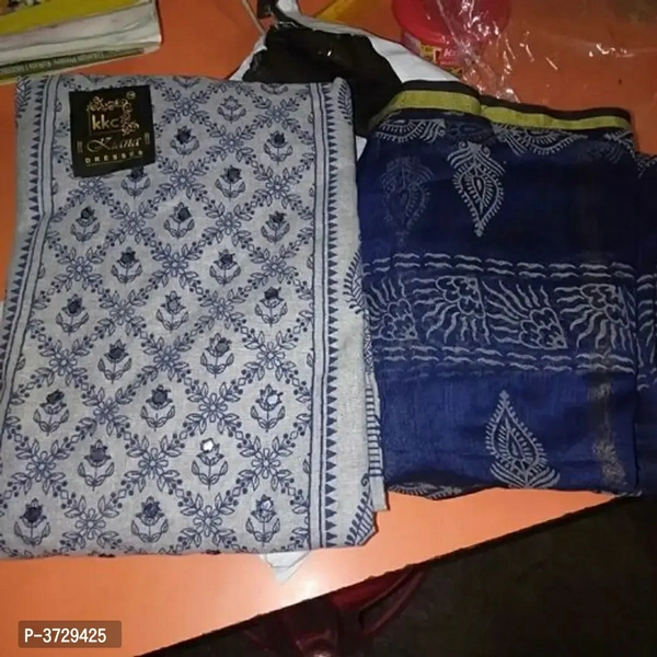 Elegant White Khadi Cotton Women Dress Material with Dupatta Color:  Grey Melange Fabric:  Cotton Blend Type:  Dress Material with DupattaTop Length: 2.25 (in metres)Bottom Length: 2.5 (in metres)Dupatta Length: 2.25 (in metres)Within 6-8 business days However, to find out an actual date of delivery, please enter your pin code.Elegant White Khadi Cotton Women Dress Material with Du