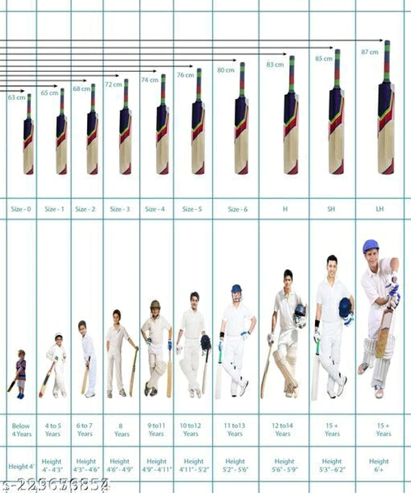Catalog Name:*Fancy Cricket Bats*Material: Popular WillowSize: 5Cover: WithAge Group: 10-11 YearsBat Grade: Grade 1+Net Quantity (N): 1Dispatch: 1 Day*Proof of Safe Delivery! Click to know on Safety Standards of Delivery Partners- https://ltl.sh/y_nZrAV3