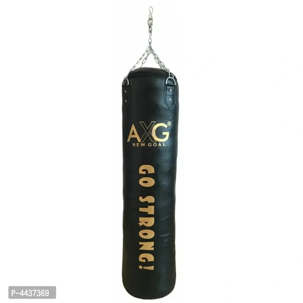 AXG Unfilled Boxing Punching Bag 4 ft With stainless steel chain (Heavy PU Material)Within 6-8 business days However, to find out an actual date of delivery, please enter your pin code.AXG unfilled hanging punching bag CUSTOMISABLE FILLING - with a zipped top design letting you adjust the weight of the heavy bag EXTREME DURABILITY - each bag is double stitched, reinforced with heav