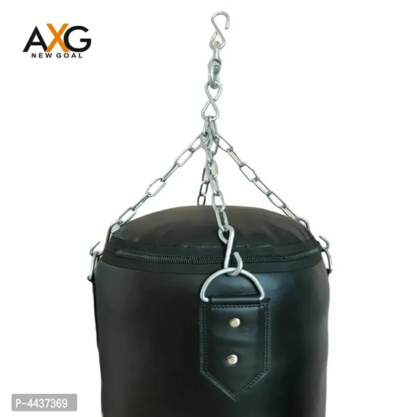 AXG Unfilled Boxing Punching Bag 4 ft With stainless steel chain (Heavy PU Material)Within 6-8 business days However, to find out an actual date of delivery, please enter your pin code.AXG unfilled hanging punching bag CUSTOMISABLE FILLING - with a zipped top design letting you adjust the weight of the heavy bag EXTREME DURABILITY - each bag is double stitched, reinforced with heav