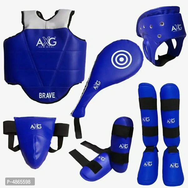 New Goal Contribute Karate Taekwondo Muay Thai Kick Kickboxing MMA KitWithin 6-8 business days However, to find out an actual date of delivery, please enter your pin code.Kit For Taekwondo, Kick Boxing, MMA, Karate with Chest Guard, Head Guard, Arm Guard, Shin Guard, Taekwondo Racket and Groin Guard. Best for practice and tournaments.