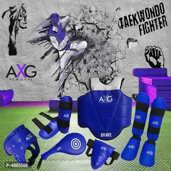 New Goal Contribute Karate Taekwondo Muay Thai Kick Kickboxing MMA KitWithin 6-8 business days However, to find out an actual date of delivery, please enter your pin code.Kit For Taekwondo, Kick Boxing, MMA, Karate with Chest Guard, Head Guard, Arm Guard, Shin Guard, Taekwondo Racket and Groin Guard. Best for practice and tournaments.