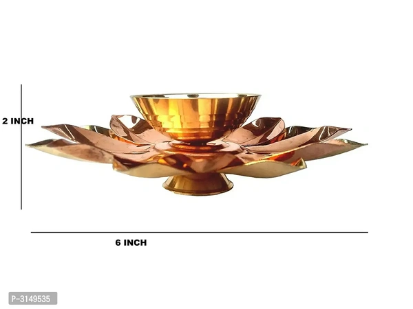 Brass And Copper Kamalpatta Akhand Diya 6 Inch Set Of 2Within 6-8 business days However, to find out an actual date of delivery, please enter your pin code.Brass And Copper Kamalpatta Akhand Diya 6 Inch Set Of 2
