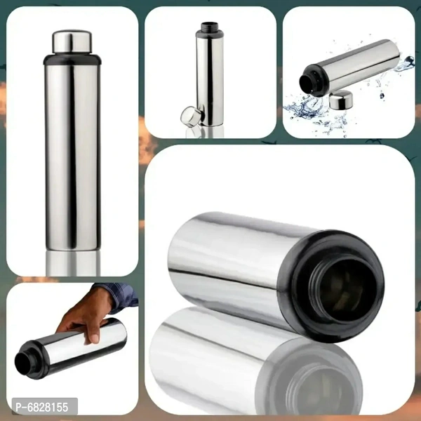900ml Pack of 1 Stainless steel water bottle Type:  Water Bottles Material:  Stainless SteelLength: 12.0 (in cm)Width: 10.0 (in cm)Height: 5.0 (in cm)Capacity: 1000.0 (in ml)Within 6-8 business days However, to find out an actual date of delivery, please enter your pin code.900ml.(Dhoom). Pack of 1 Stainless steel water bottle approx ,water bottle,steel bottle,gym,sipper,school,off