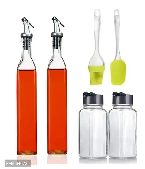 500Ml Oil Dispenser With Spice Jar 2 Spatula Brush Type:  Oil Stoppers & Pourers Net Contents:  Pack Of 1 Material:  GlassLength: 10.0 (in cm)Width: 5.0 (in cm)Height: 10.0 (in cm)Capacity: 500.0 (in ml)Within 6-8 business days However, to find out an actual date of delivery, please enter your pin code.500Ml Oil Dispenser With Spice Jar 2 Spatula Brush