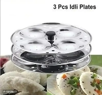 My Kitchen Stainless Steel Idli Stand 3 Plate for 12 Idlis (Silver) Type:  Steamers & Idli Makers Material:  MetalLength: 9.0 (in cm)Width: 9.0 (in cm)Height: 6.0 (in cm)Capacity: 400.0 (in ml)Within 6-8 business days However, to find out an actual date of delivery, please enter your pin code.My Kitchen Stainless Steel Idli Stand 3 Plate for 12 Idlis (Silver)