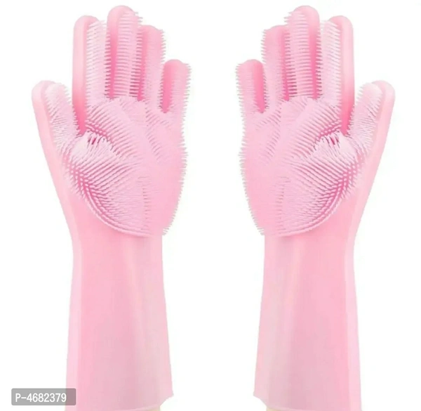 Silicone Glove Reusable Household Scrubber Scald Dishwashing Gloves Type:  Other Net Contents:  Pack Of 1 Material:  SiliconeLength: 12.0 (in cm)Width: 11.0 (in cm)Height: 10.0 (in cm)Capacity: 400.0 (in ml)Within 6-8 business days However, to find out an actual date of delivery, please enter your pin code.Silicone Glove Reusable Household Scrubber Scald Dishwashing Gloves