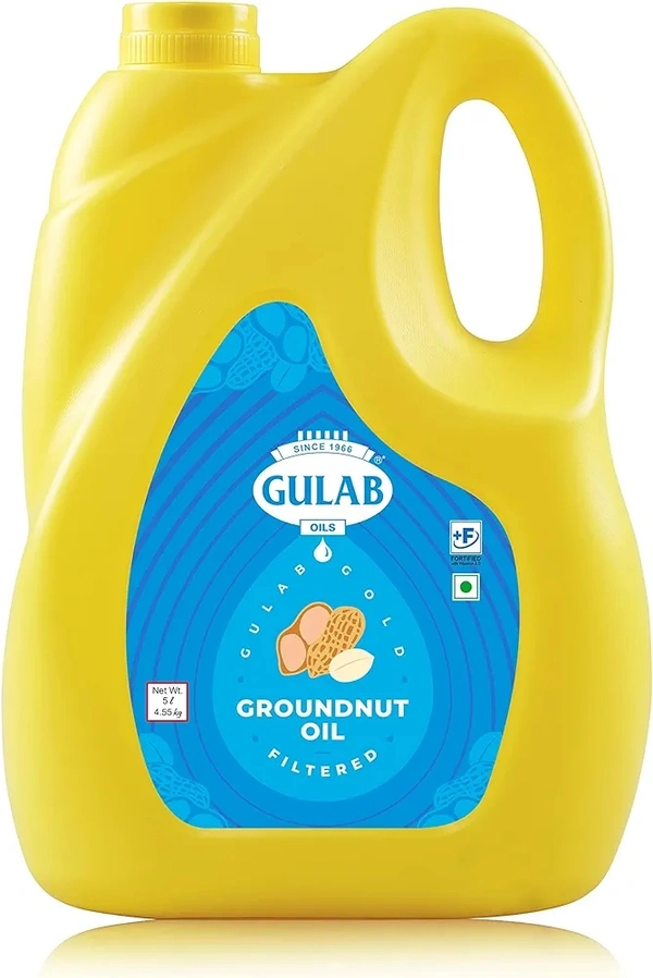 GULAB GOLD 100% PURE DOUBLE FILTERED GROUNDNUT(5 LITER) 