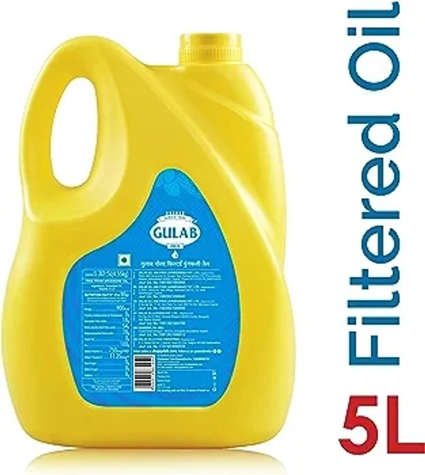 GULAB GOLD 100% PURE DOUBLE FILTERED GROUNDNUT(5 LITER) 