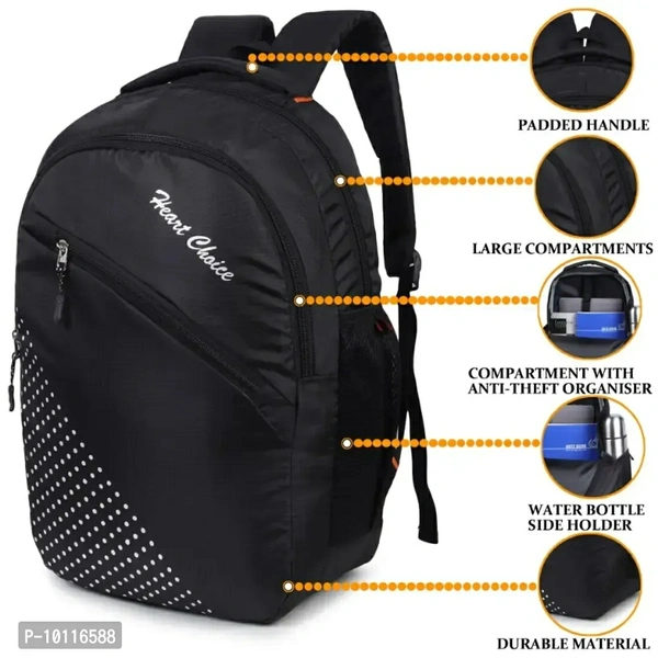 HEART CHOICE Casual Waterproof Laptop Backpack Office Bag School Bag College Bag For Men and Women (Green Black)Within 7-9 business days However, to find out an actual date of delivery, please enter your pin code.HEART CHOICE Casual Waterproof Laptop Backpack Office Bag School Bag College Bag For Men and Women (Green Black)