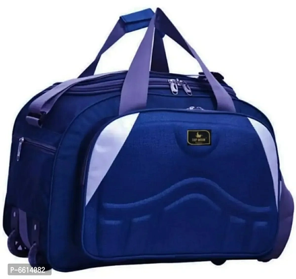 DUFFEL BAG Type:  Regular Size Style:  Solid Material:  PolyesterWithin 6-8 business days However, to find out an actual date of delivery, please enter your pin code.DUFFEL BAG