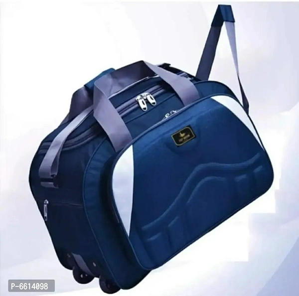 DUFFEL BAG Type:  Regular Size Style:  Solid Material:  PolyesterWithin 6-8 business days However, to find out an actual date of delivery, please enter your pin code.DUFFEL BAG
