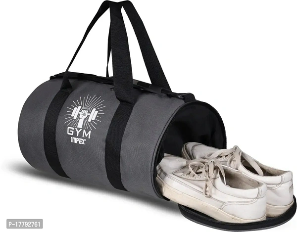 Classic Grey Men And Women Waterproof Gym Bag With Shoes Compartment Material:  PolyesterLength: 21.0 (in inches)Width: 9.0 (in inches)Height: 9.0 (in inches)Within 6-8 business days However, to find out an actual date of delivery, please enter your pin code.