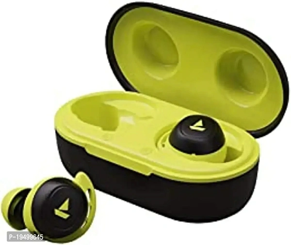 boAt Airdopes 441 Pro True Wireless in Ear Earbuds with mic, Upto 150 Hours Playback, Signature Sound, IWP Technology, IPX7, BT v5.0, Type-c Interface and Capacitive Touch Controls(Spirit Lime) Color:  Yellow Features:  Noise Cancelling Type:  Headphones Design Type:  In-ear Connectivity Technology:  Bluetooth Wireless Microphone:  With MicrophoneWithin 6-8 business days However, t