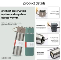 AZANIA Thermosteel 24 Hours Hot and Cold Water Bottle, 1 Piece, 500 ml, Silver | Leak Proof | Office Bottle | Gym | Home | Kitchen | Hiking | Trekking | Travel Bottle Type:  Water Bottles Material:  SteelWithin 6-8 business days However, to find out an actual date of delivery, please enter your pin code.Color: Silver; Material: Stainless Steel; Package Contents: 1 - Piece Duo Dlx T