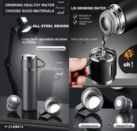 AZANIA Thermosteel 24 Hours Hot and Cold Water Bottle, 1 Piece, 500 ml, Silver | Leak Proof | Office Bottle | Gym | Home | Kitchen | Hiking | Trekking | Travel Bottle Type:  Water Bottles Material:  SteelWithin 6-8 business days However, to find out an actual date of delivery, please enter your pin code.Color: Silver; Material: Stainless Steel; Package Contents: 1 - Piece Duo Dlx T