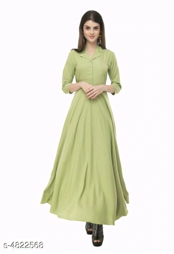 Solid Nude Maxi Crepe DressName: Solid Nude Maxi Crepe DressFabric: CrepeSleeve Length: Three-Quarter SleevesPattern: SolidSizes:S, M, L, XL, XXLCountry of Origin: India - S