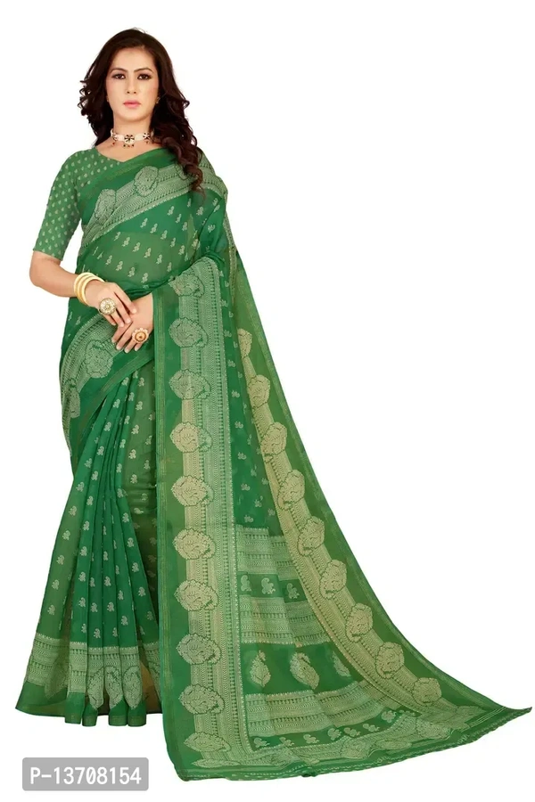 Women Fancy Chanderi Printed Saree with Blouse piece Fabric:  Chanderi Cotton Type:  Saree with Blouse piece Style:  PrintedSaree Length: 5.5 (in metres)Blouse Length: 0.8 (in metres)Within 6-8 business days However, to find out an actual date of delivery, please enter your pin code.