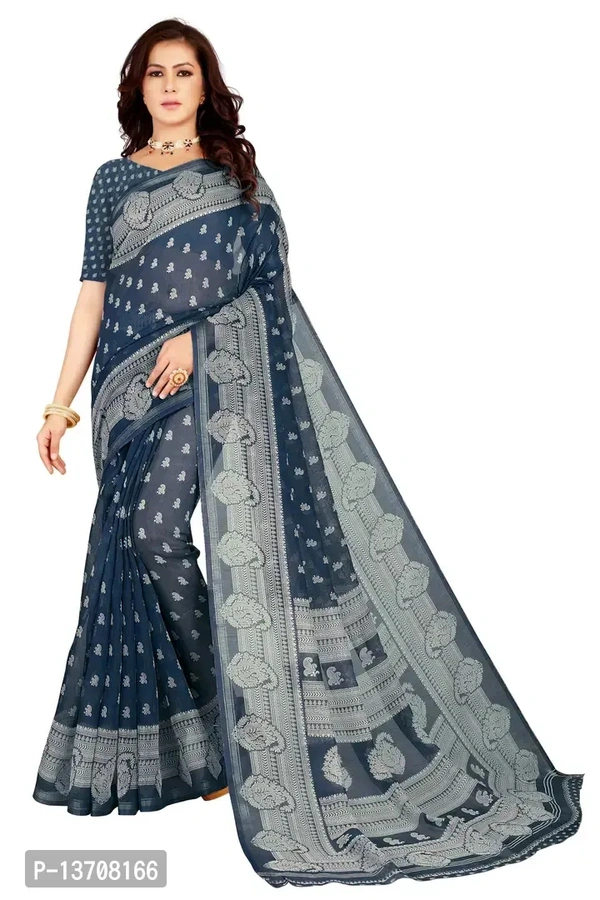 Women Fancy Chanderi Printed Saree with Blouse piece Fabric:  Chanderi Cotton Type:  Saree with Blouse piece Style:  PrintedSaree Length: 5.5 (in metres)Blouse Length: 0.8 (in metres)Within 6-8 business days However, to find out an actual date of delivery, please enter your pin code.