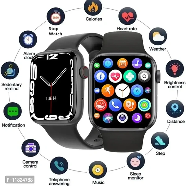 i8 Pro Max Touch Screen Bluetooth Calling Smartwatch with Activity Tracker Compatible with All 3G/4G/5G Android  iOS Smartphones - Black Warranty Description:  Manual EntryWithin 6-8 business days However, to find out an actual date of delivery, please enter your pin code.Three Activity Metrics The i8 Pro Max Watch displays Activity rings that highlight your levels of activity thro