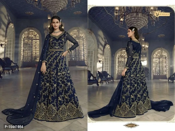 Neti creation Designer Women's Net Mirror Work Pakistani Style Palazzo Salwar Suit Color:  Navy Blue Fabric:  Net Type:  Dress Material with Dupatta Style:  EmbroideredTop Length: 2.5 (in metres)Bottom Length: 2.5 (in metres)Dupatta Length: 2.5 (in metres)Fabric Length: 2.5 (in meters)Within 6-8 business days However, to find out an actual date of delivery, please enter your pin co
