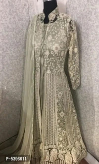 Trendy Designer Embroidered Party Wear  Festive Wear Dress Material with Dupatta Fabric:  Banglori Silk Type:  Dress Material with DupattaTop Length: 2.0 (in metres)Bottom Length: 2.0 (in metres)Dupatta Length: 2.0 (in metres)Within 6-8 business days However, to find out an actual date of delivery, please enter your pin code.Top :- benglory silk Bottom :- Santoon koti :- net with e