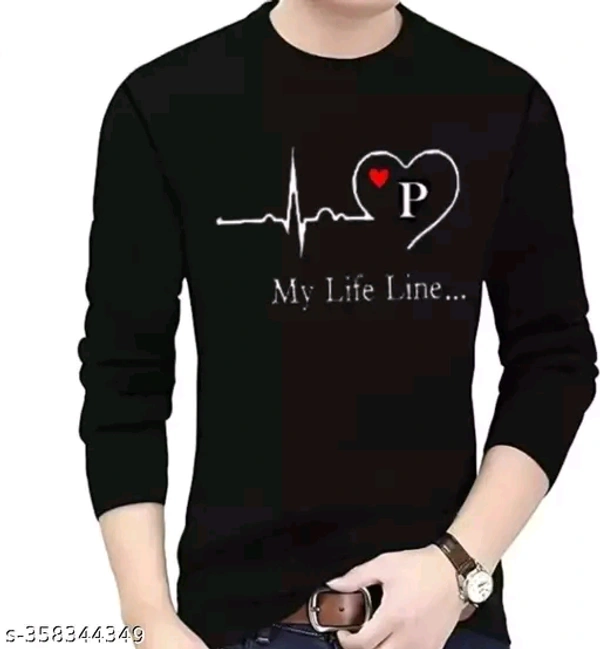 MY LIFE LINE =P/FULL BLACK Name: MY LIFE LINE =P/FULL BLACK Fabric: PolyesterSleeve Length: Long SleevesPattern: PrintedNet Quantity (N): 1Sizes:S, M, L, XLSuppliers listing their products on Meesho are solely responsible for the accuracy of product information. You shall use the products in safe and legal manner, and it shall not be used for any illegal purpose. The actual product - L