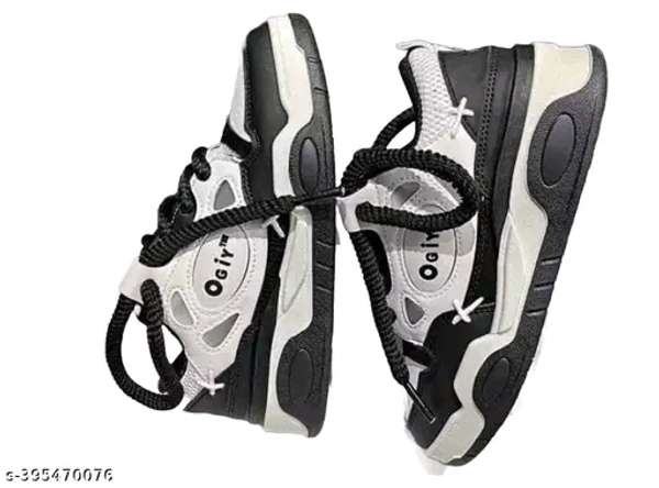 Catalog Name:*Aadab Graceful Men Sports Shoes*Material: Syntethic LeatherSole Material: RubberFastening & Back Detail: Lace-UpPattern: SolidNet Quantity (N): 2Sizes: IND-6, IND-7, IND-8, IND-9, IND-10Dispatch: 2 Days*Proof of Safe Delivery! Click to know on Safety Standards of Delivery Partners- https://ltl.sh/y_nZrAV3 - 6