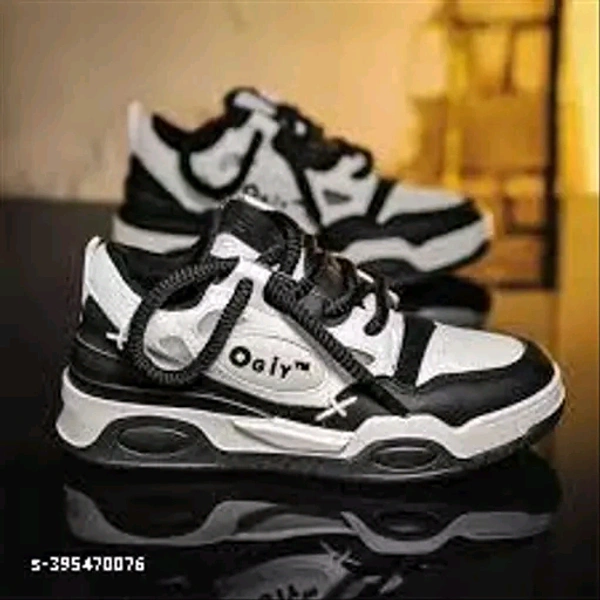 Catalog Name:*Aadab Graceful Men Sports Shoes*Material: Syntethic LeatherSole Material: RubberFastening & Back Detail: Lace-UpPattern: SolidNet Quantity (N): 2Sizes: IND-6, IND-7, IND-8, IND-9, IND-10Dispatch: 2 Days*Proof of Safe Delivery! Click to know on Safety Standards of Delivery Partners- https://ltl.sh/y_nZrAV3 - 8