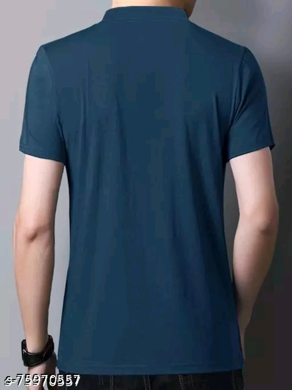 EyeBogler Horizontal Stripes Polo Blue Tshirts for menName: EyeBogler Horizontal Stripes Polo Blue Tshirts for menFabric: CottonSleeve Length: Short SleevesPattern: PrintedNet Quantity (N): 1Sizes:S (Chest Size: 18 in, Length Size: 26.5 in) M (Chest Size: 19 in, Length Size: 27 in) L (Chest Size: 20 in, Length Size: 27.5 in) XL (Chest Size: 21 in, Length Size: 28 in) Durable stitch - XL
