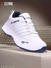 M- -White Mesh   Running/Walking/Gym Sports Shoes For MenName: M- -White Mesh   Running/Walking/Gym Sports Shoes For MenMaterial: SyntheticSole Material: EVAFastening & Back Detail: Lace-UpPattern: SolidNet Quantity (N): 1We believe in delivering Quality Par Excellence products to customers for their happy experience with us.Sizes: IND-6 (Foot Length Size: 25 cm) IND-7 (Foot Length - 7