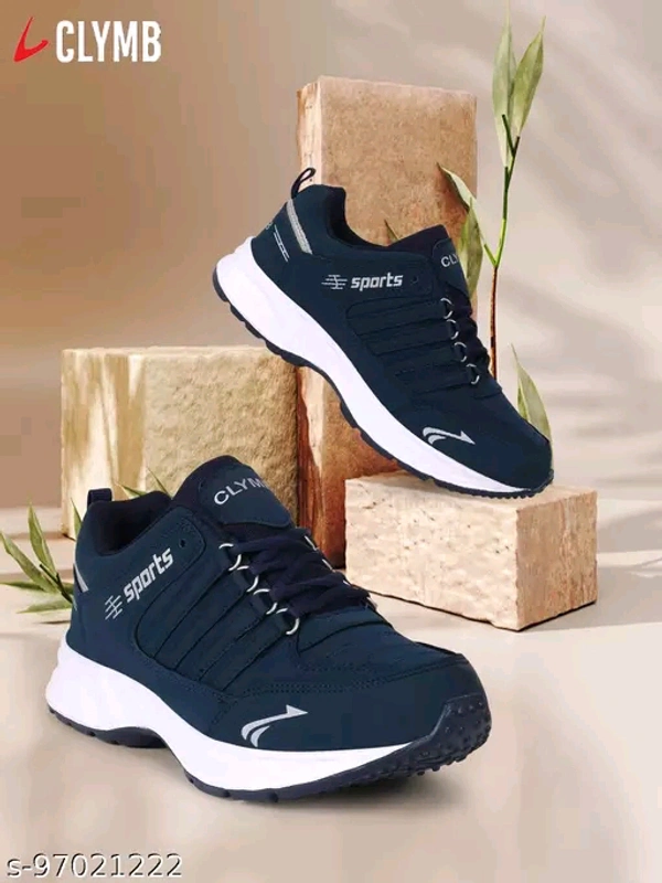 M- -Blue Mesh   Running/Walking/Gym Sports Shoes For MenName: M- -Blue Mesh   Running/Walking/Gym Sports Shoes For MenMaterial: SyntheticSole Material: EVAFastening & Back Detail: Lace-UpPattern: SolidNet Quantity (N): 1We believe in delivering Quality Par Excellence products to customers for their happy experience with us.Sizes: IND-6 (Foot Length Size: 25 cm) IND-7 (Foot Length S - 6
