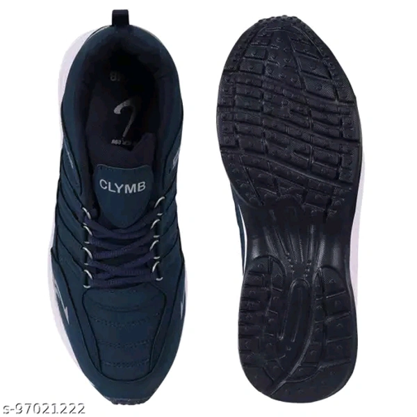 M- -Blue Mesh   Running/Walking/Gym Sports Shoes For MenName: M- -Blue Mesh   Running/Walking/Gym Sports Shoes For MenMaterial: SyntheticSole Material: EVAFastening & Back Detail: Lace-UpPattern: SolidNet Quantity (N): 1We believe in delivering Quality Par Excellence products to customers for their happy experience with us.Sizes: IND-6 (Foot Length Size: 25 cm) IND-7 (Foot Length S - 6