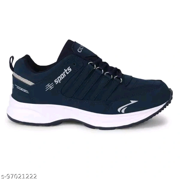 M- -Blue Mesh   Running/Walking/Gym Sports Shoes For MenName: M- -Blue Mesh   Running/Walking/Gym Sports Shoes For MenMaterial: SyntheticSole Material: EVAFastening & Back Detail: Lace-UpPattern: SolidNet Quantity (N): 1We believe in delivering Quality Par Excellence products to customers for their happy experience with us.Sizes: IND-6 (Foot Length Size: 25 cm) IND-7 (Foot Length S - 6