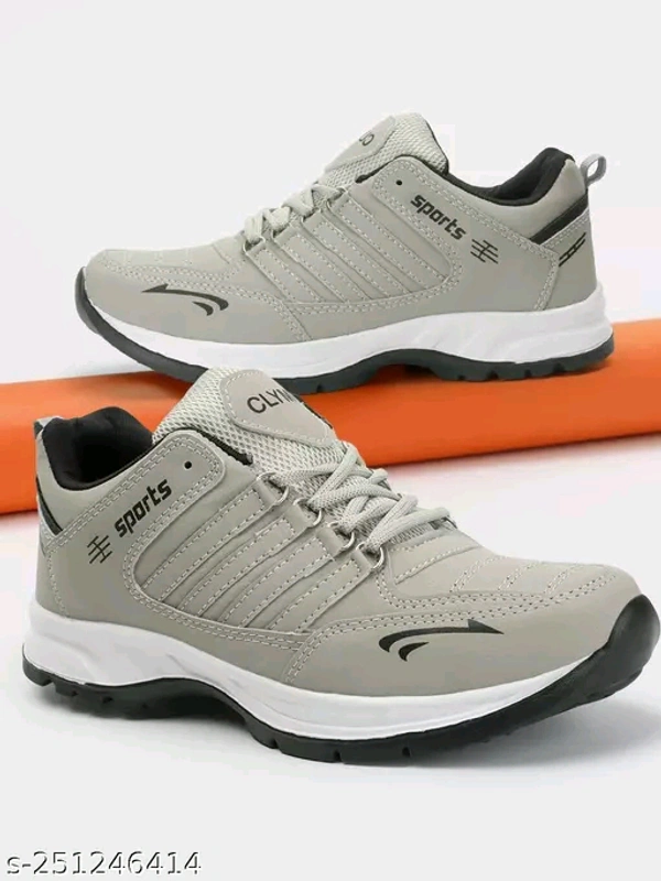  Cosco Mesh Upper With Eva    Running/Walking/Gym Sports Shoes For MenName:  Cosco Mesh Upper With Eva    Running/Walking/Gym Sports Shoes For MenMaterial: SyntheticSole Material: EVAFastening & Back Detail: Lace-UpPattern: SolidNet Quantity (N): 1We believe in delivering Quality Par Excellence products to customers for their happy experience with us.Sizes: IND-6 (Foot Length Size: - 8