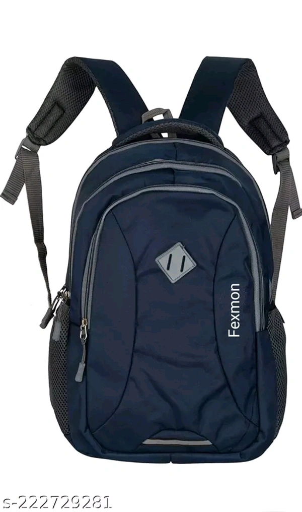 Fexmon Large 25 L School Bag Laptop Bag Backpack Spacy Unisex backpackName: Fexmon Large 25 L School Bag Laptop Bag Backpack Spacy Unisex backpackProduct Name: Fexmon Large 25 L School Bag Laptop Bag Backpack Spacy Unisex backpackMaterial: PuType: Casual BackpackExternal Pocket: Zip PocketLaptop Capacity: Upto 16 InchLaptop Compartment: PaddedShoulder Strap Type: Yoke-StyleSize: LV