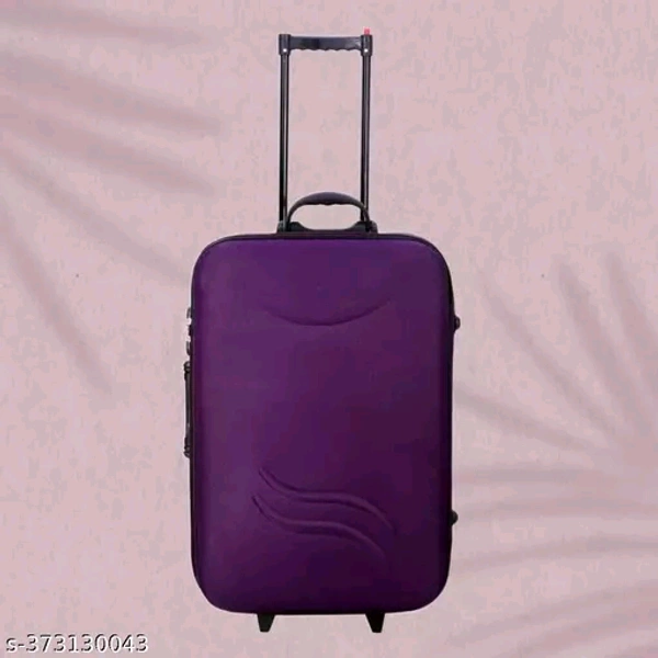 Sitara Bags Latest Elegant Men Women Fancy Modern Suitcase Trendy Hand Bags Trolly Bags with Wheels ComboName: Sitara Bags Latest Elegant Men Women Fancy Modern Suitcase Trendy Hand Bags Trolly Bags with Wheels ComboAge: 10 years & AboveGender: BoyMaterial: PlasticNet Quantity (N): 2A combination of polyester and nylon material provides toughness and water repellence to this duffel