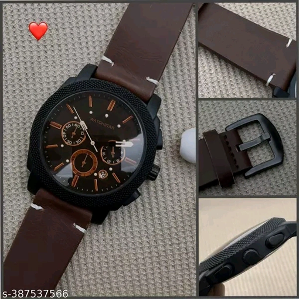  Best Quality Premium Leather Belt   Watch For Men&BoysName:  Best Quality Premium Leather Belt   Watch For Men&BoysStrap Material: LeatherCase: AsymmetricCase/Bezel Material: Stainless SteelClasp Type: Stainless Steel BuckleDate Display: YesDial Design: SolidDial Shape: AsymetricalDisplay Type: AnalogDual Time: NoGps: NoLight: NoMechanism: QuartzPower Source: Battery PoweredScratc