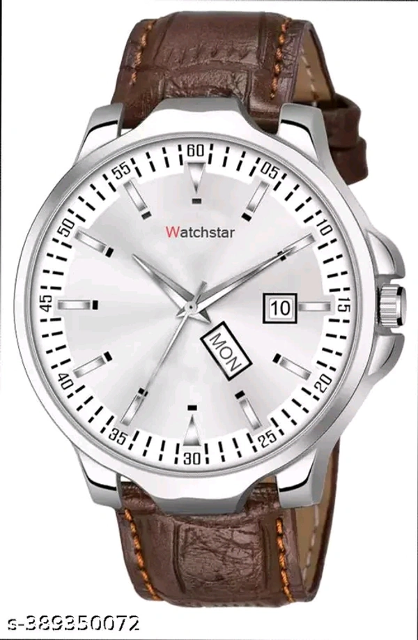 Men Day&Date Functioning Brown Premium Leather Unique Shock Proof Quartz Analog Watch - For Men&BoysName: Men Day&Date Functioning Brown Premium Leather Unique Shock Proof Quartz Analog Watch - For Men&BoysStrap Material: Faux Leather/LeatheretteCase: AsymmetricCase/Bezel Material: Stainless SteelClasp Type: Stainless Steel BuckleDate Display: YesDial Design: SolidDial Shape: Round