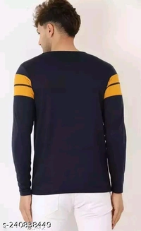 Checkout this latest TshirtsProduct Name: * Classy Elegant Men Polyester Tshirts*Fabric: PolycottonSleeve Length: Long SleevesPattern: StripedNet Quantity (N): 1Sizes:S (Chest Size: 36 in, Length Size: 27 in) M (Chest Size: 38 in, Length Size: 27.5 in) L (Chest Size: 40 in, Length Size: 28 in) XL (Chest Size: 42 in, Length Size: 29 in) Men T-shirt || Half Sleeve Tshirt for Men|| Co - M