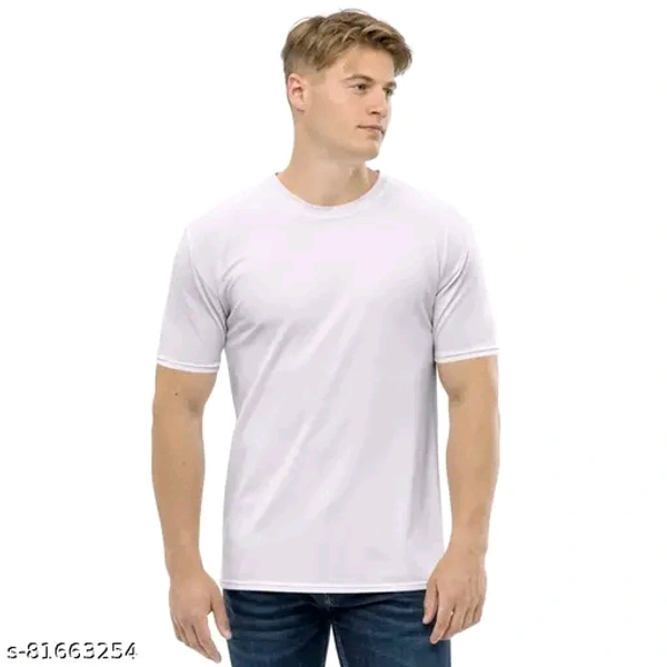 Urbanic Pack Of 3 Half Sleeve For Men Tshirts Name: Urbanic Pack Of 3 Half Sleeve For Men Tshirts Fabric: Poly BlendSleeve Length: Short SleevesPattern: SolidNet Quantity (N): 3Sizes:S, M, L, XL, XXLThese cool, elegant, and stylish t-shirts are made of 100% breathable and comfortable fabric . Extremely useful for daily usage like gym wear, small gatherings, and certain selections c - L