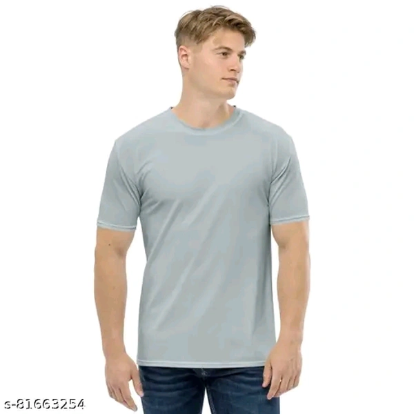 Urbanic Pack Of 3 Half Sleeve For Men Tshirts Name: Urbanic Pack Of 3 Half Sleeve For Men Tshirts Fabric: Poly BlendSleeve Length: Short SleevesPattern: SolidNet Quantity (N): 3Sizes:S, M, L, XL, XXLThese cool, elegant, and stylish t-shirts are made of 100% breathable and comfortable fabric . Extremely useful for daily usage like gym wear, small gatherings, and certain selections c - XXL
