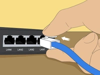 1.5 Meters / 5 Feet - RJ45 CAT 6 Ethernet Patch/LAN Cable for Router Modem Computer Laptop - Blue/Random Color