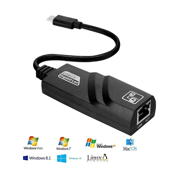 Type-C Ethernet Adapter 10/100/1000Mbps