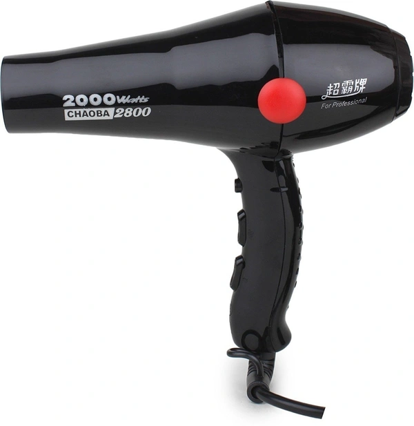 CHAOBA 2000 Watts Professional Hair Dryer (Black) By MINISU