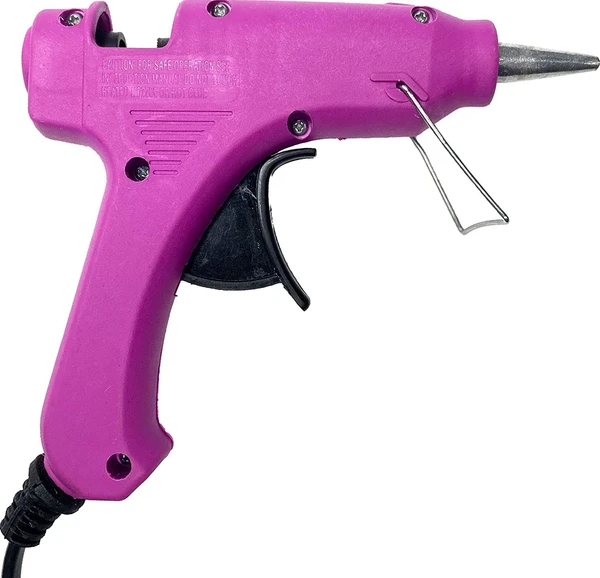  Hot Melt Glue Gun, 60Hz Fast Heating Gluegun with Free 1 Transparent Glue sticks for Arts and Crafts, Toys, repairing & Home use. 60w