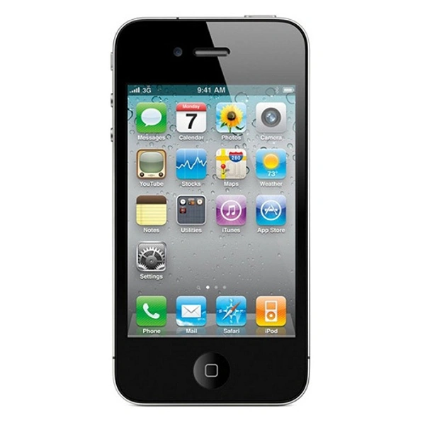 Apple iPhone 4s 16GB With Box and Accessories 3 Month Warranty - 16GB, Black